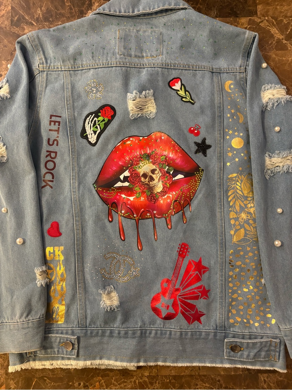 Between Us & Hip Mantra Vintage Custom Denim Women’s Jean Jacket